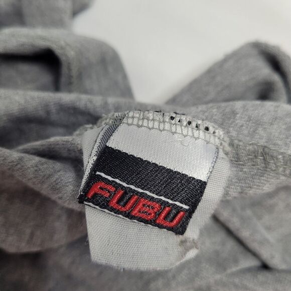 VINTAGE 90s/Y2K Fat Albert x Fubu gray long sleeve shirt XL - Picture 9 of 9